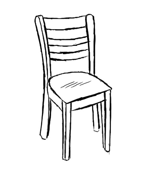 outline image of chair|chair images drawing.